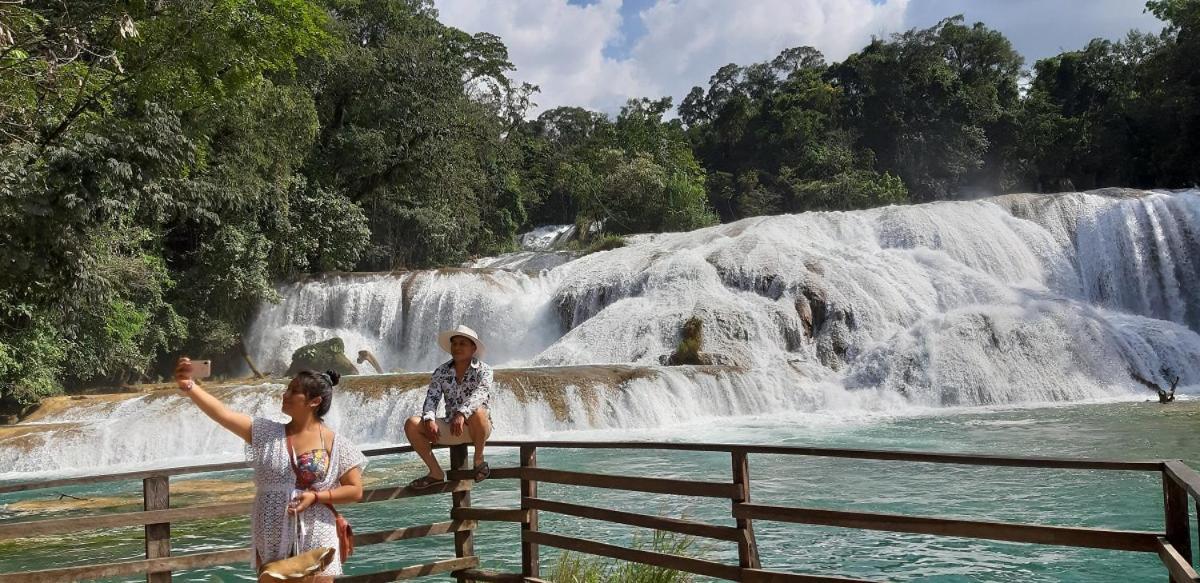 Posada Tzeltal Arroyo Agua Azul 외부 사진